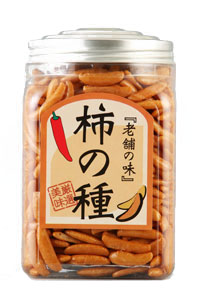 大/ポット柿の種210g伝統製法で香ばしく、美味しい柿の種を焼きあげました。