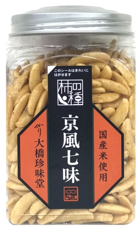 ポット柿の種 京風七味 0g 大橋珍味堂株式会社 おつまみ 珍味 酒の肴を製造しているおつまみ総合加工メーカーです 柿の種 ふりかけ スルメなど製造 販売しております ポット柿の種 京風七味 0g 大橋珍味堂株式会社 おつまみ 珍味 酒の肴を製造しているおつまみ総合加工メーカーです 柿の種 ふりかけ スルメなど製造 販売しております