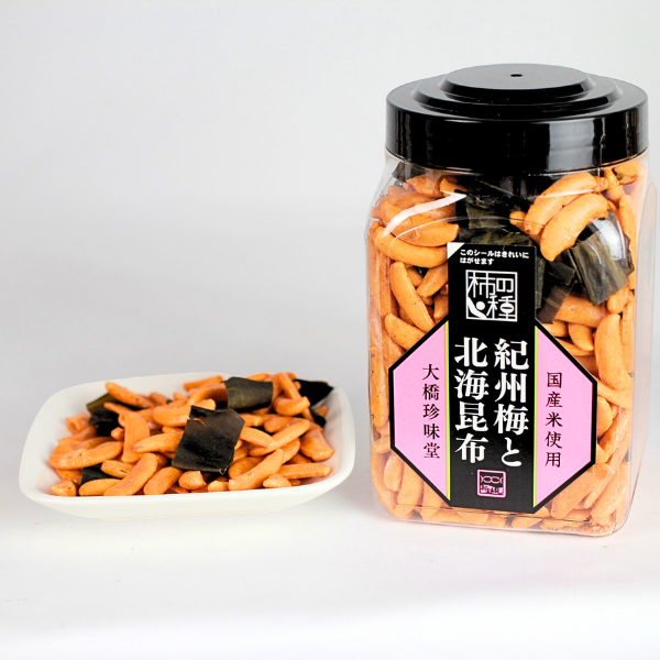 ポット柿の種紀州梅と北海昆布 200g ｜ 大橋珍味堂株式会社 | おつまみ